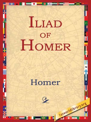 cover image of Iliad of Homer